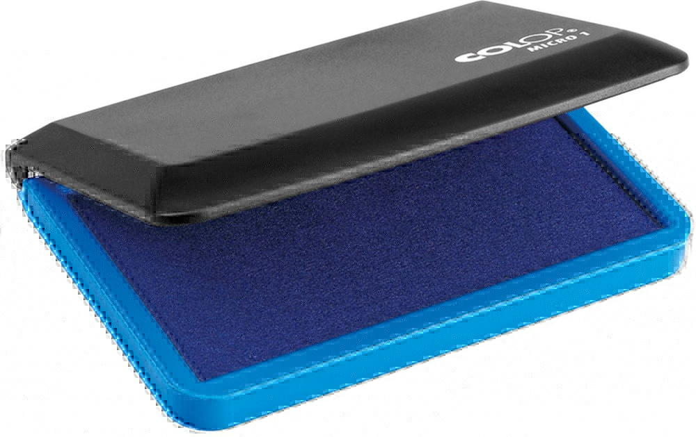 Штемпельная подушка (синяя)